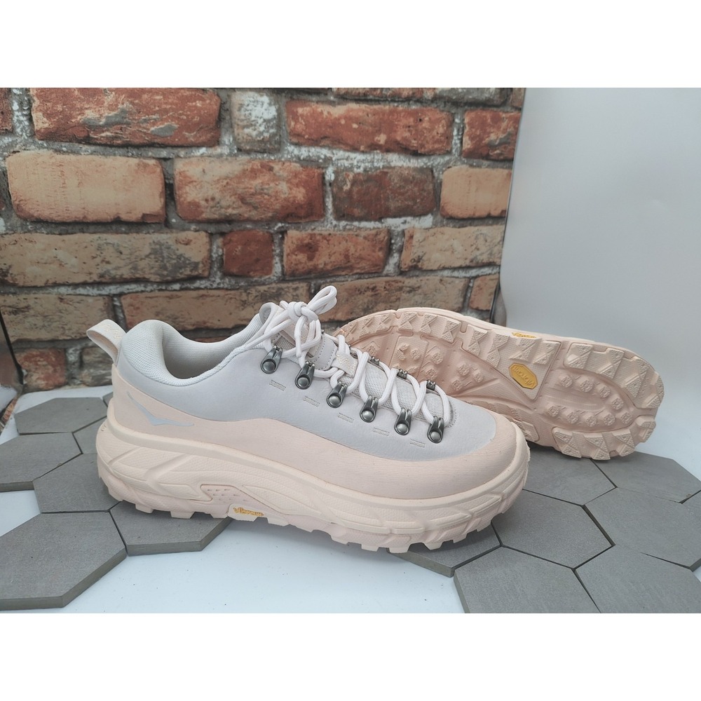 Hoka Tor Summit Rose Cream Vibram Gorpcore Trail Hiking Sneakers Women 9.5